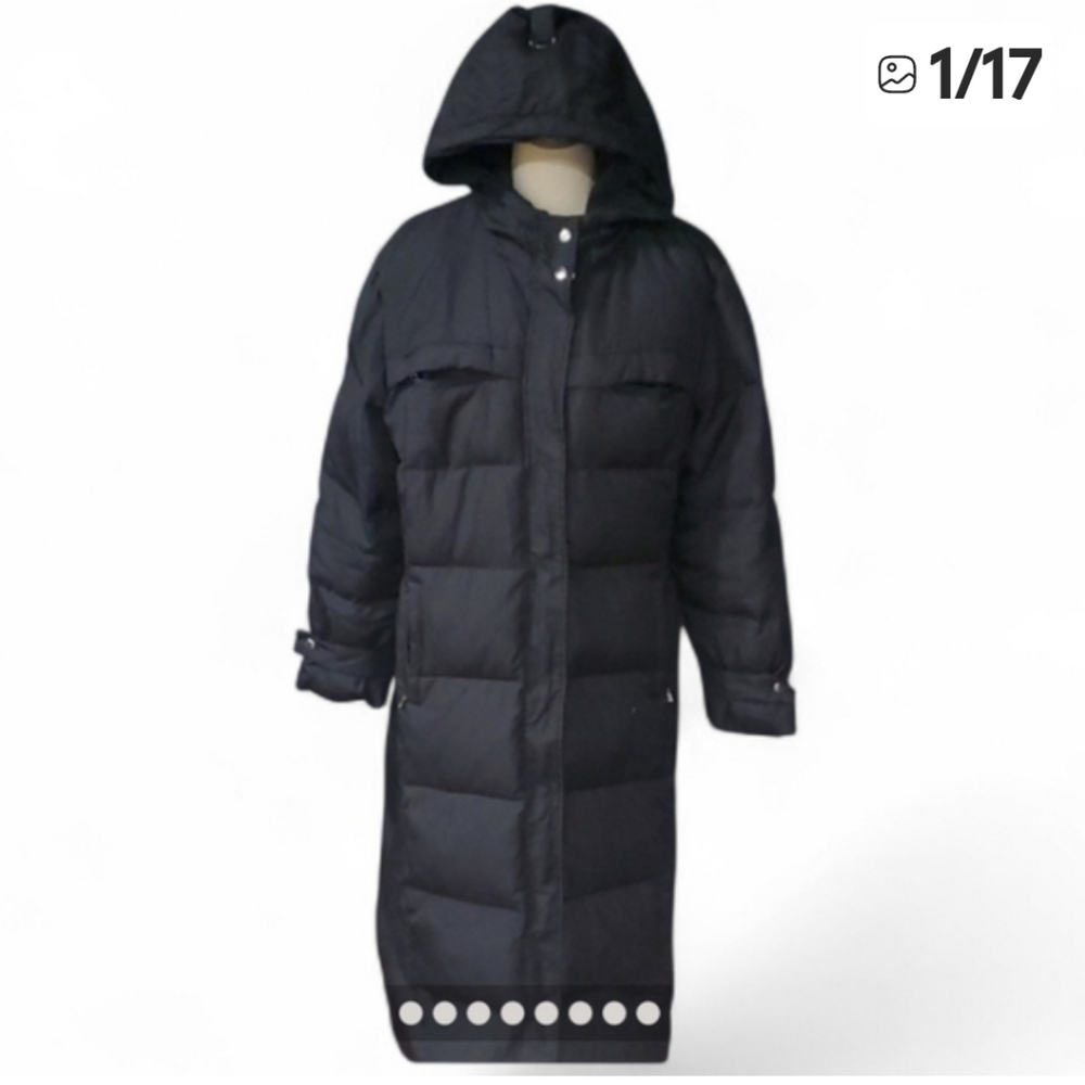 Flawed Michael Kors Long Black Coat - Picture 7 of 17